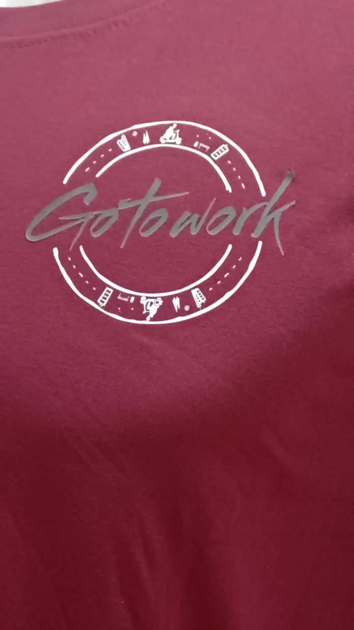 GO TO WORK Kaos Lengan Panjang  PE/Poliester Pria dan Wanita Round Neck - Outlet Kaos Baju Distro Dewasa Unisex Sablon Keren Oblong
