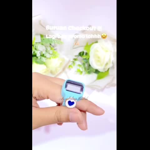 ^ ARYCKSHOP ^ TASBIH NON LED DIGITAL - Alat hitung dzikir finger Tasbeh mini alat ibadah zikir