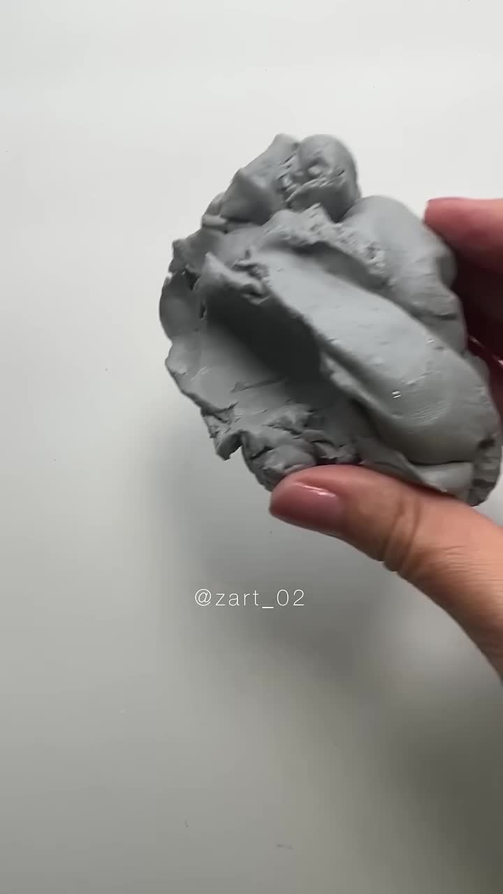 DAS Modelling Clay Tanah Liat Kerajinan Tangan Untuk Prakarya Tanpa Oven PUTIH TERRACOTTA Stone