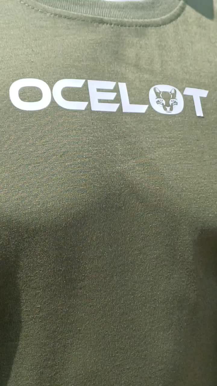 Ocelot Kaos Oblong Lengan Panjang Pria Wanita Distro Dewasa Sablon Digital  SimpleBahan Tebal dan Lembut DTF Polyflex - Keren, Atasan Baju Tshirt