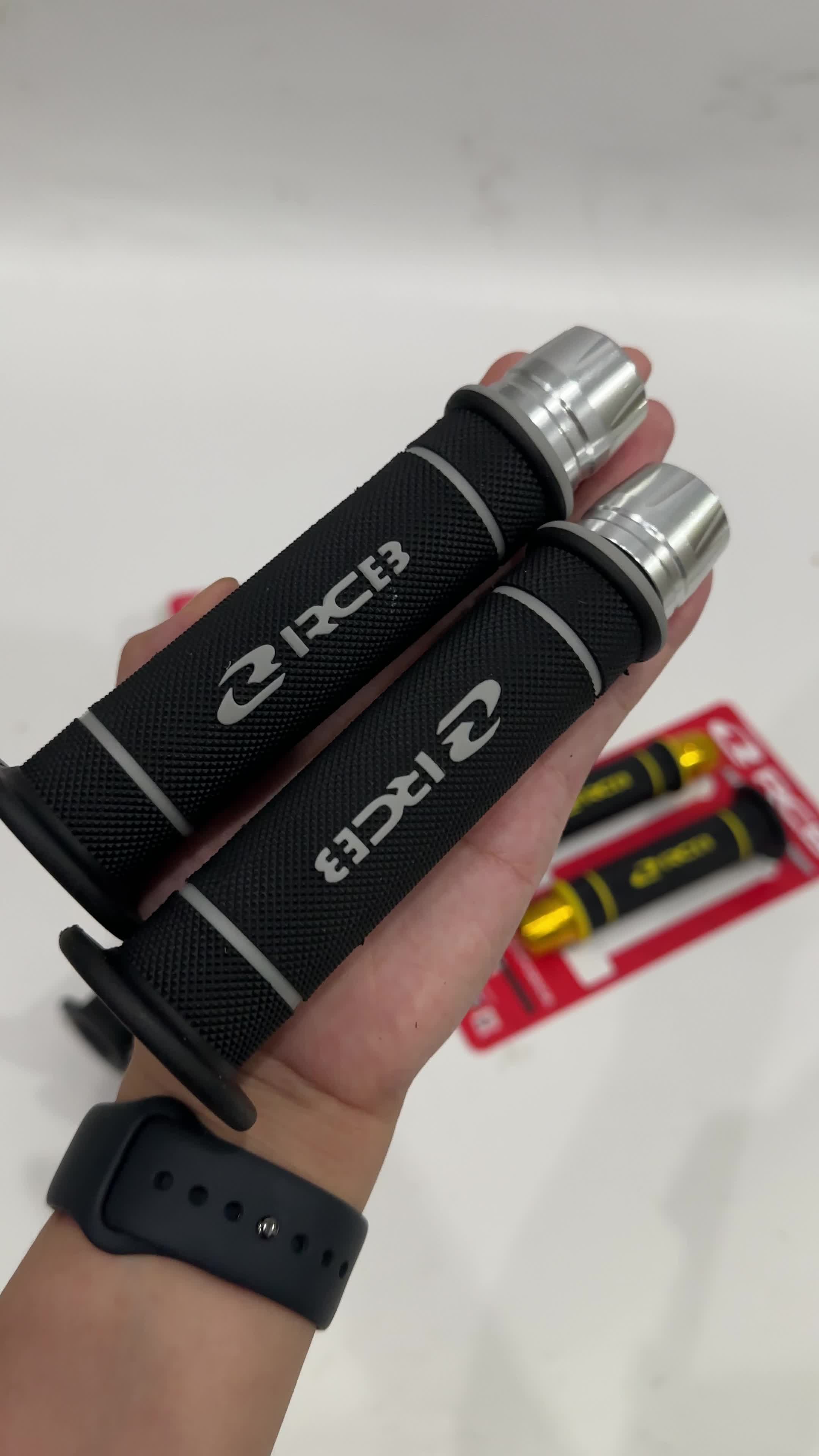 HANDGRIP RCB HG55 ORIGINAL + JALU STANG CNC UNIVERSAL SEMUA MOTOR Motorcycle