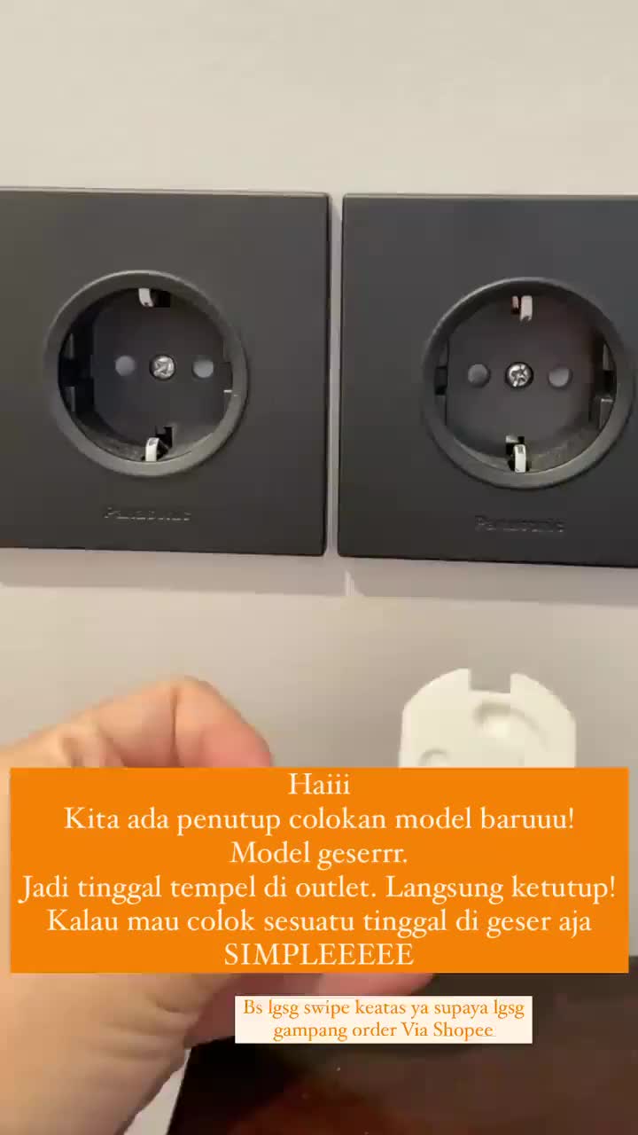 SOCKET PROTECTION PENGAMAN STOP KONTAK - PENUTUP COLOKAN STOP KONTAK