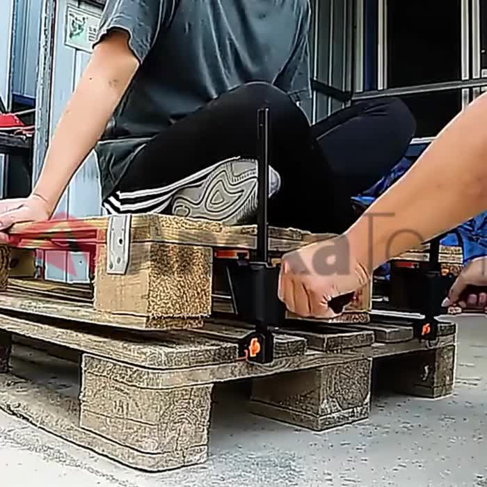 F Clamp 4" 6" 8" - Quick Release - Alat Penjepit Kayu Besi Catok
