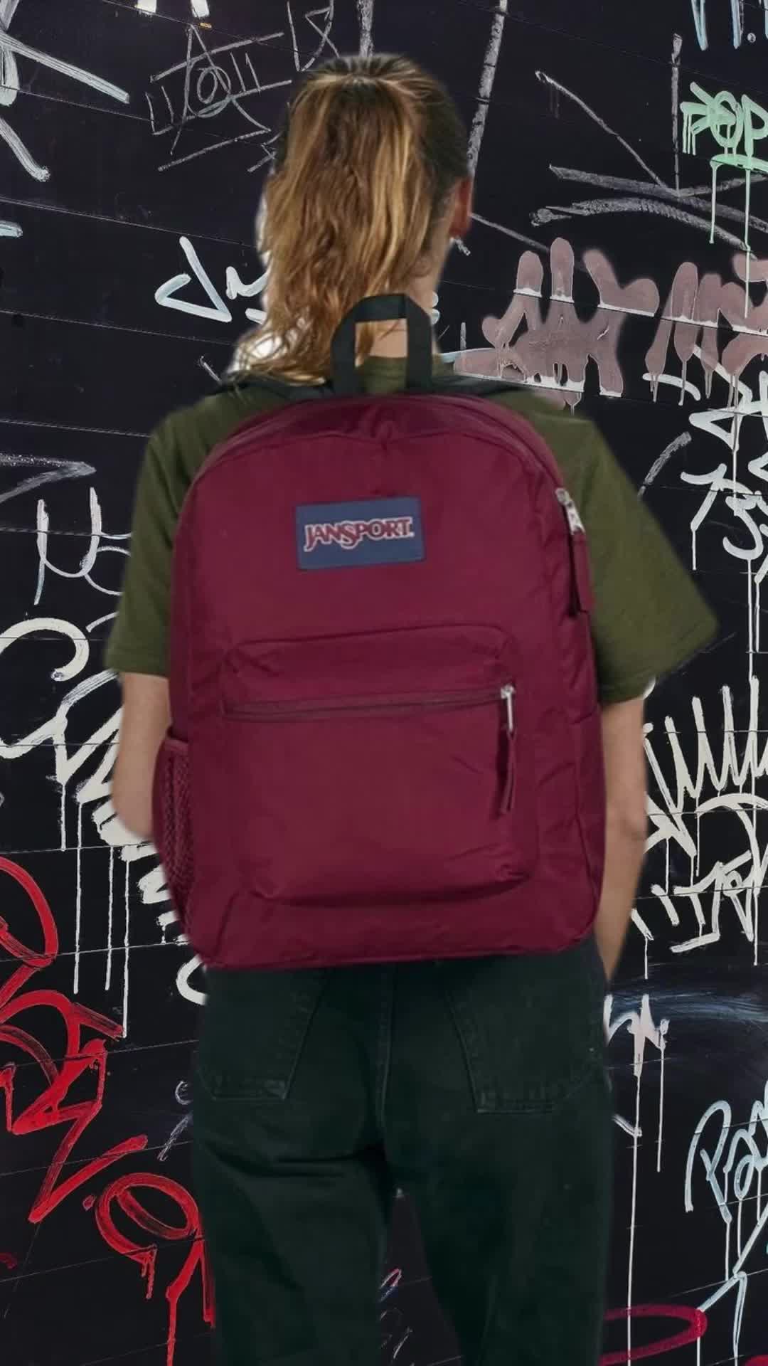 JanSport Tas Ransel Backpack Daypack Cross Town Russet Red