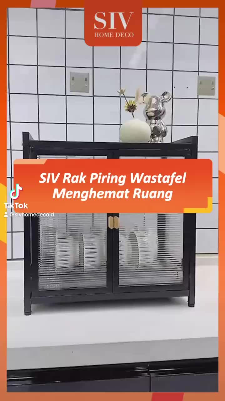 SIV Rak Piring Rak Cuci Piring Rak Piring Stainless Pengering Piring Stenlis Rak Dapur Dish Rack Dish Drainer (2/3 Susun)