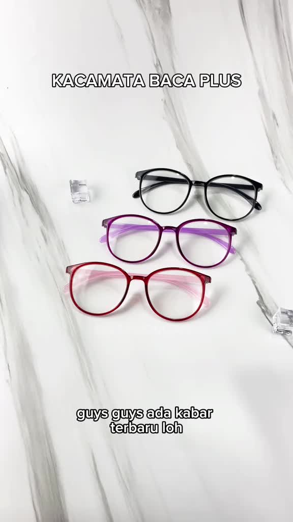 Kacamata Baca Plus Auto Focus Anti Radiasi Pria Wanita Frame Bulat Oval WD17