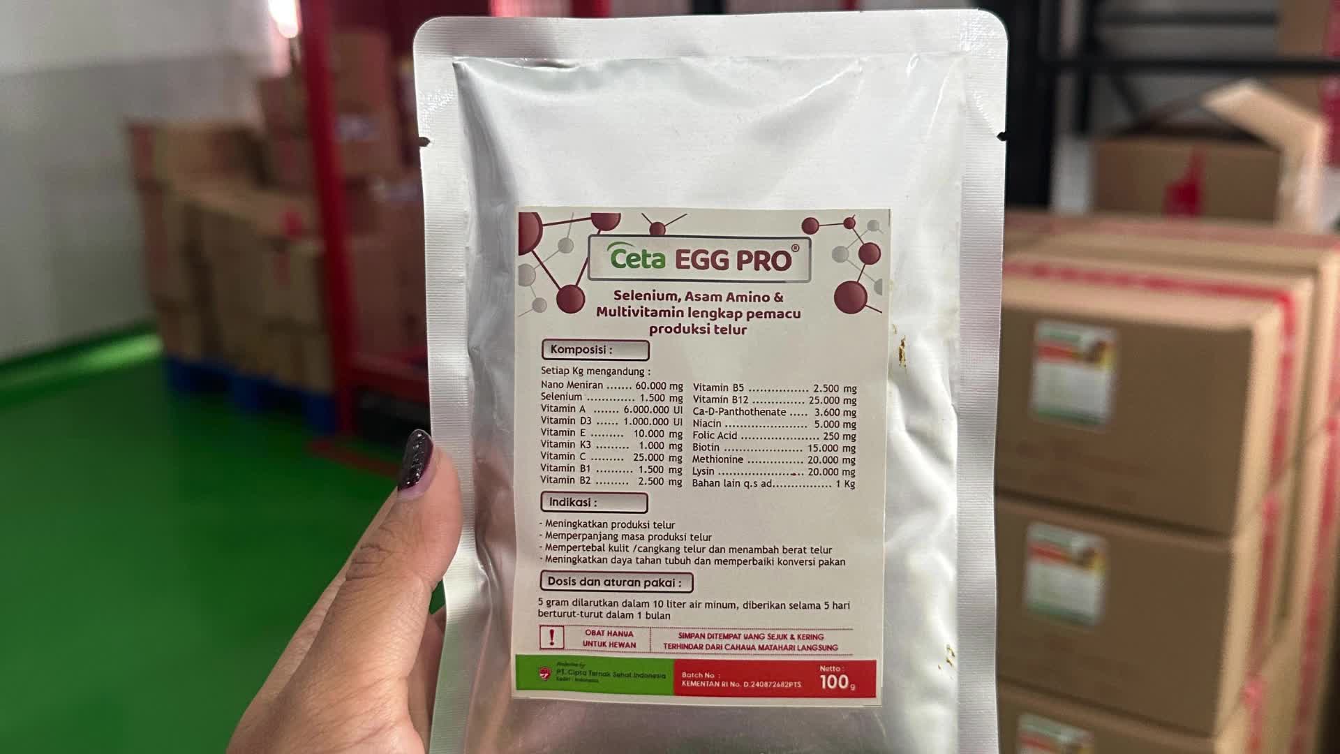 CETA EGG PRO - Multivitamin Lengkap Pemacu Produksi Telur