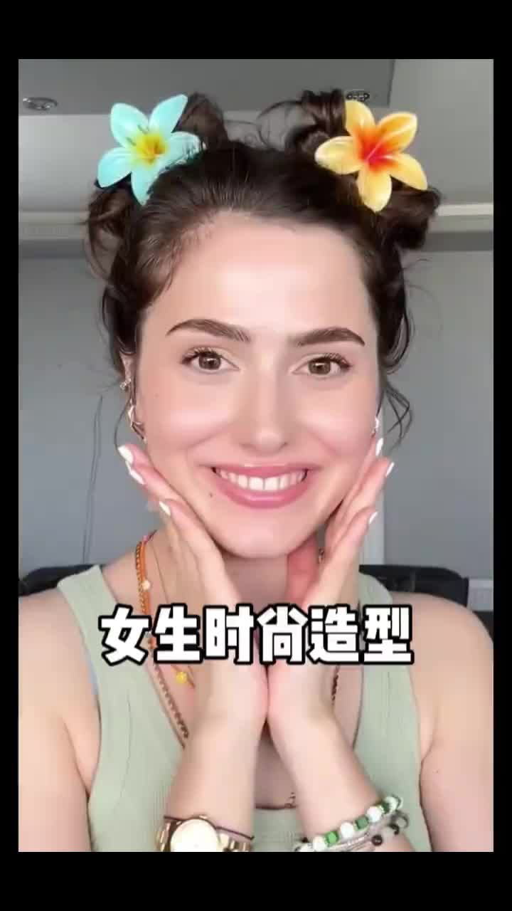 Vary Vase Jepit Rambut Wanita Motif Bunga Jepit Rambut Akrilik Aksesoris Rambut 8CM Jedai Bunga Aesthetic Elegan Plastik Clips