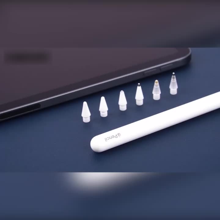 LEVINO Replacement Tip Nib for Apple Pencil Gen 1/2 Pencil Replacement Tip Transparent Model Wireless
