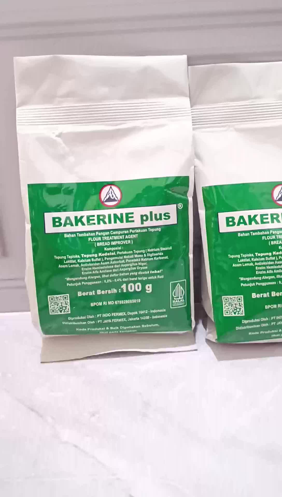 [ 100 GRAM ] Bakerine Plus 100 Gram Pengempuk & Pelembut Roti Bakpao Donat