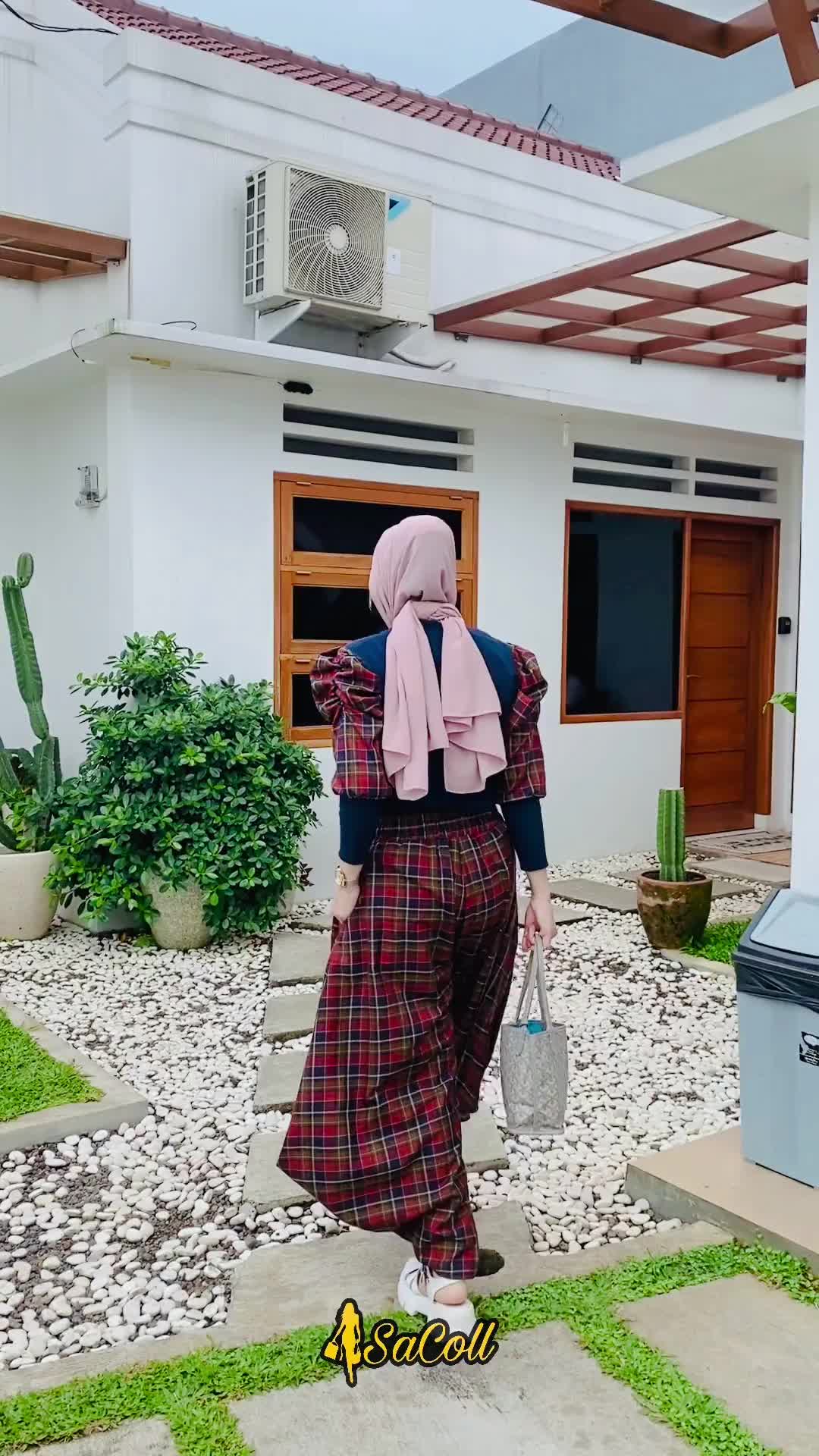 Sacoll Halwa One Set Style Baju Wanita Kekinian Setelam Muslim Nyaman