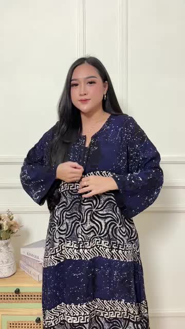 Gamis Rayon Twill Jumbo Ld 130 Super Jumbo Motif Terbaru Cap Malaman Longdres Panjang Jumbo