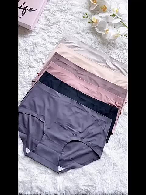 8PCS Multipack Celana Dalam Seamless Tanpa Es Sutra CD CD-KKP840SET/09 cd  anti  lecet  wanita Resin M Panties