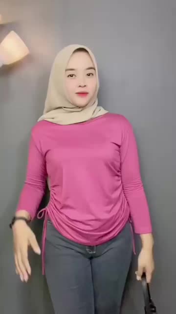 Juli Top Serut | Atasan Serut Wanita 7/8 | Blouse Wanita Serut | Atasan Wanita Kekinian  Casual