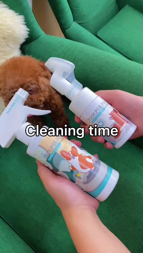 PAWPEEPOO pembersih kaki anjing kucing paws cleaning foam poodle