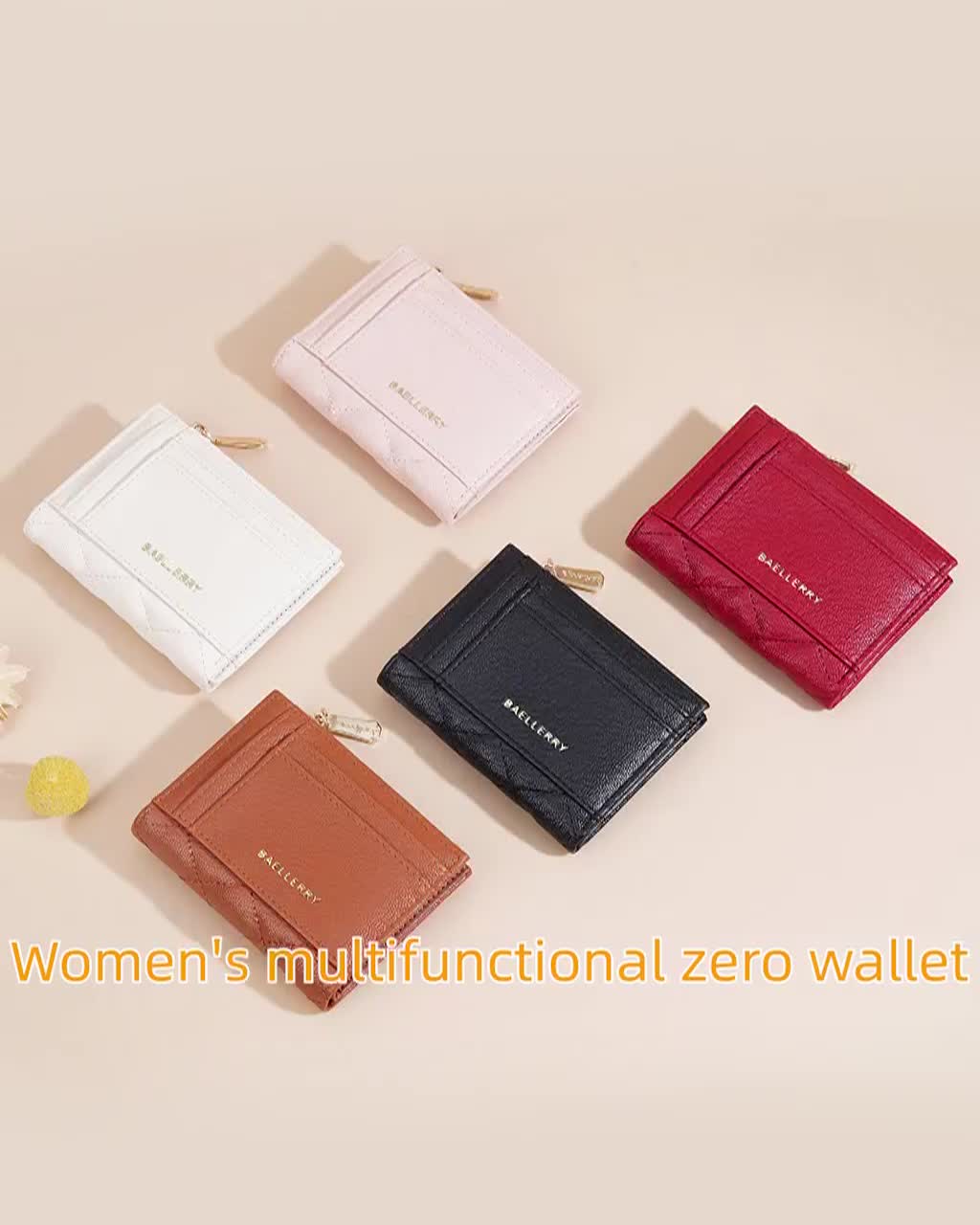 Dompet Pendek Wanita Kulit PU BAELLERRY N8338