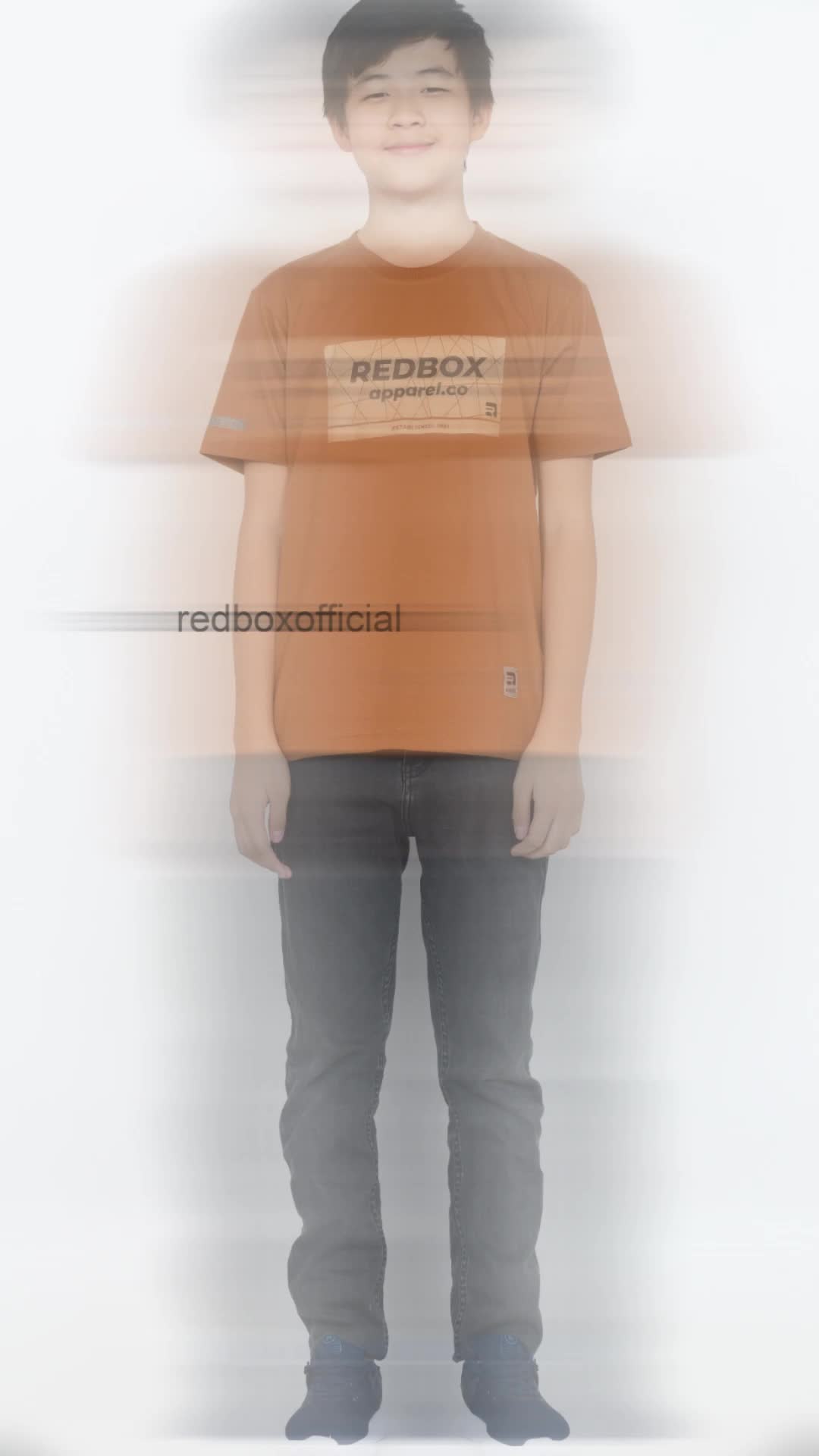 Baju Kaos Anak Tanggung Laki Laki Premium Distro Kekinian Clothing Karakter Katun Combed Coklat Almond Mocca Mustard REDBOX Original Fashion