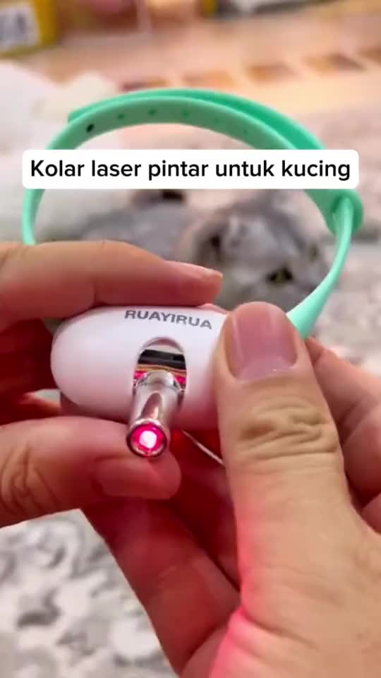 babepetshop mainan LASER COLLAR LED Kalung Laser Mainan Kucing Dan Anjing Kalung Lampu Laser LED Dual Mode