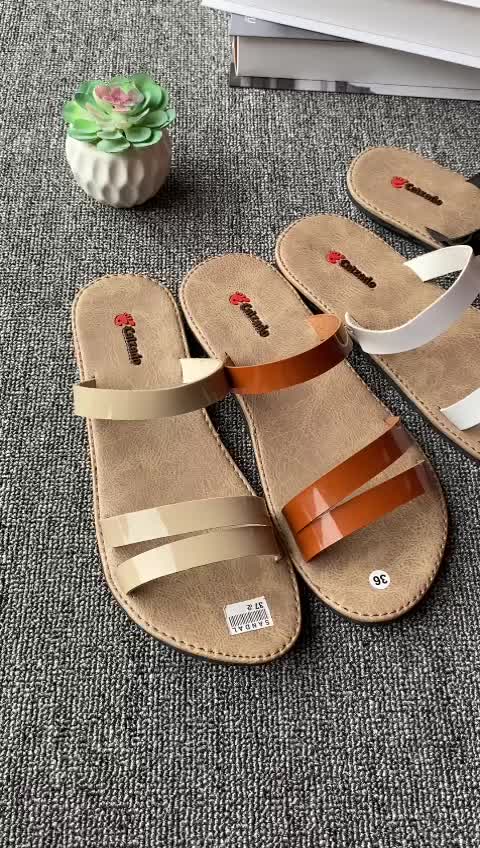 Sandal Wanita Teplek Selop Glossy Sol Karet Non Slip Anti Licin selop  wanita