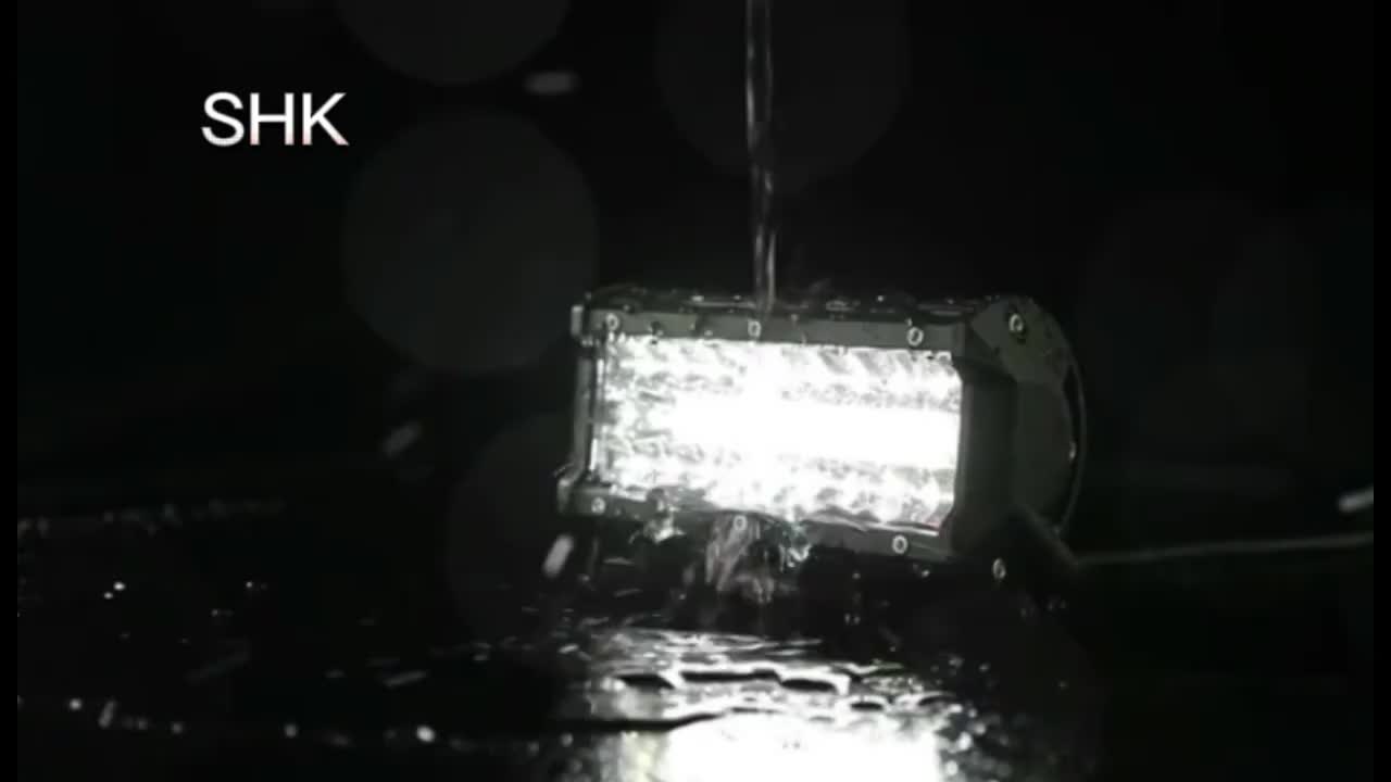 7 Inch Sorot LED Spot Lightbar Mobil Truck ATV SUV 4WD 24V 120W 36LED Bar Light 3 Rows Work Light Combo Beam/Lampu Tembak Sorot LED Bar CWL Titik Mata 120 Watt Motor Mobil 24 Volt 24v Worklight Car