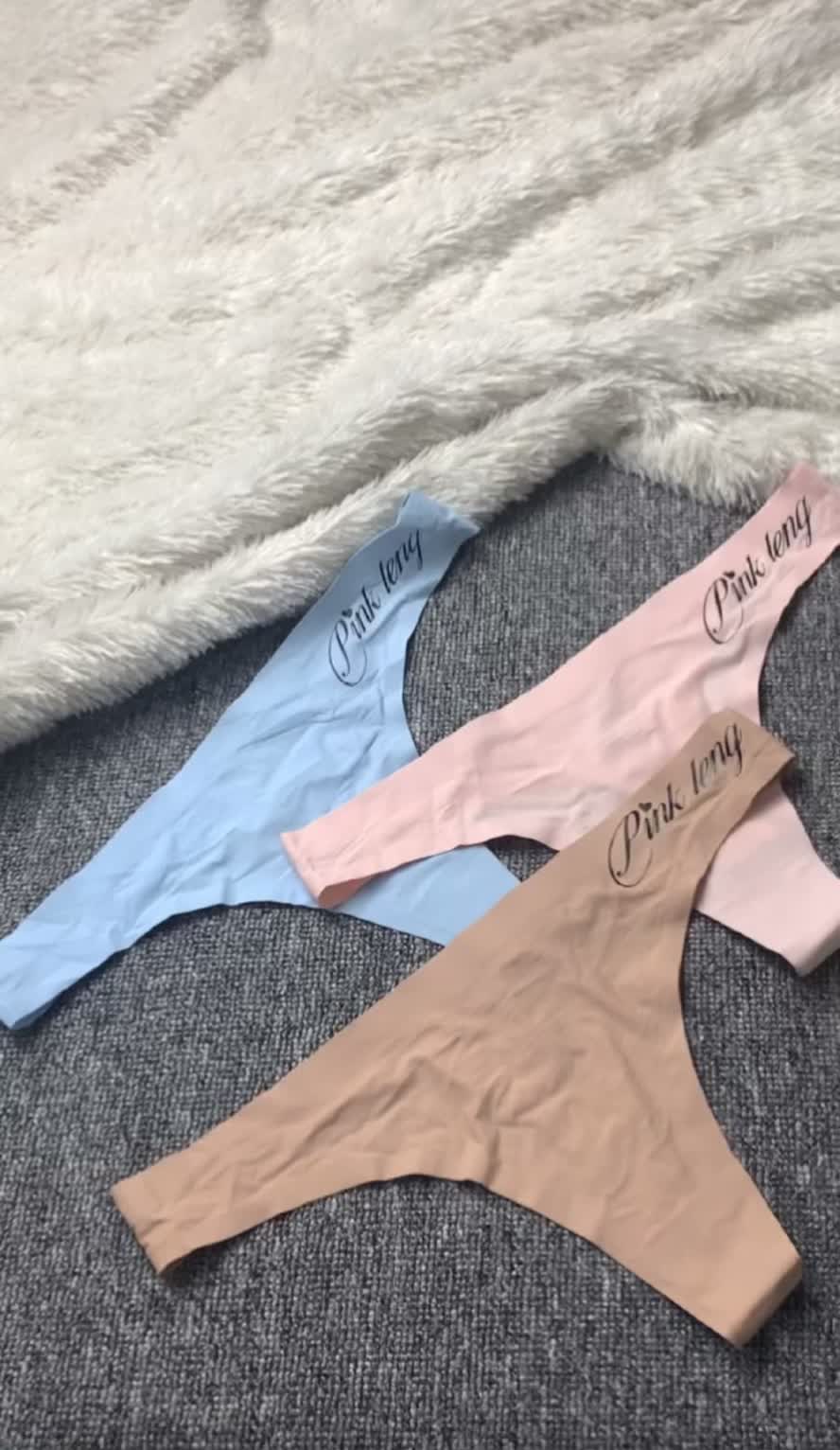 Celyne Celana Dalam Wanita Thong Seamless CD V shape Wanita Anti Nyeplak CD Polos Anti bakteri 2150