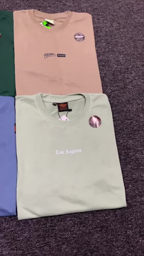 4 Pcs 100 Ribu Kaos Distro Motif Simpel Pria Wanita Motif Terbaru Ukuran L XL XXL Jumbo Oblong