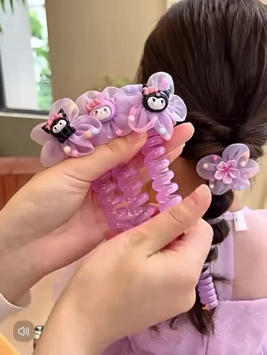 MILO - IKAT RAMBUT SPIRAL  IKAT RAMBUT ANAK Fashion