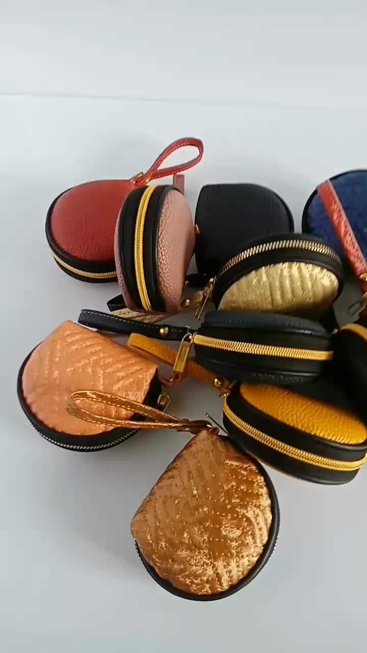 dompet koin mini wanita terbaru uang receh motif kulit jeruk simple mudah di bawa kemana-mana