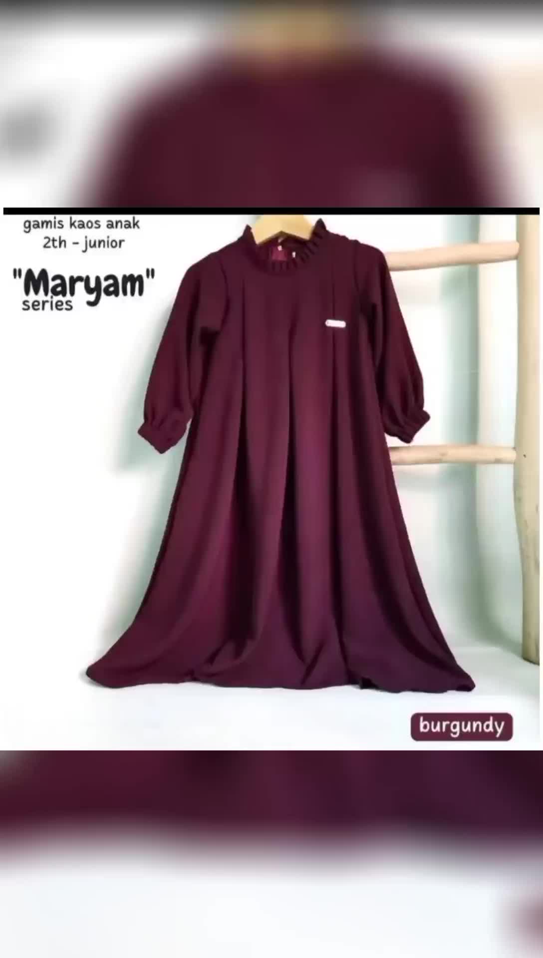 Gamis Anak perempuan 2-9 Tahun Elegan  Mewah  Muslim Wanita Crinkle Airflow COD Baju Lebaran