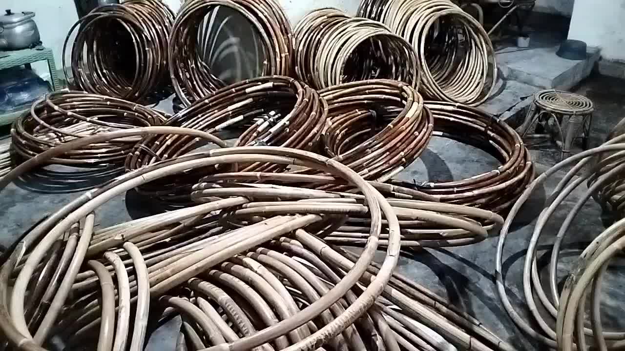 hula hoop holahop rotan/ pengecil perut D 50cm- D90cm