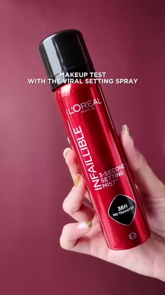 L'OREAL Paris Infaillible 3-Second Setting Mist 75ml | Mengunci Makeup Dalam 3-Detik