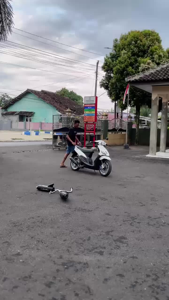 Knalpot Moncong Shijiro Tipe Standar Racing B-One Project Vario 125 New Beat Esp Fi Beat Delux Mio Smile Nmax vario kzr/Bohlam Pcx Scoopy karbu Beat tabung vario
