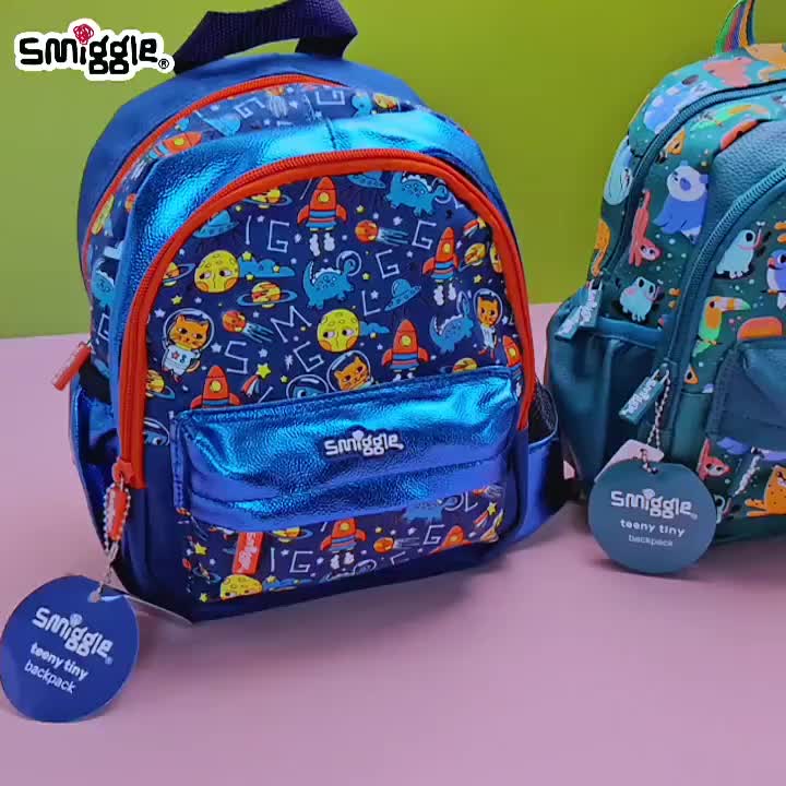 Smiggle tas Ransel Full Tag paud/toddler teeny tiny smiggle original import SMBT Anak