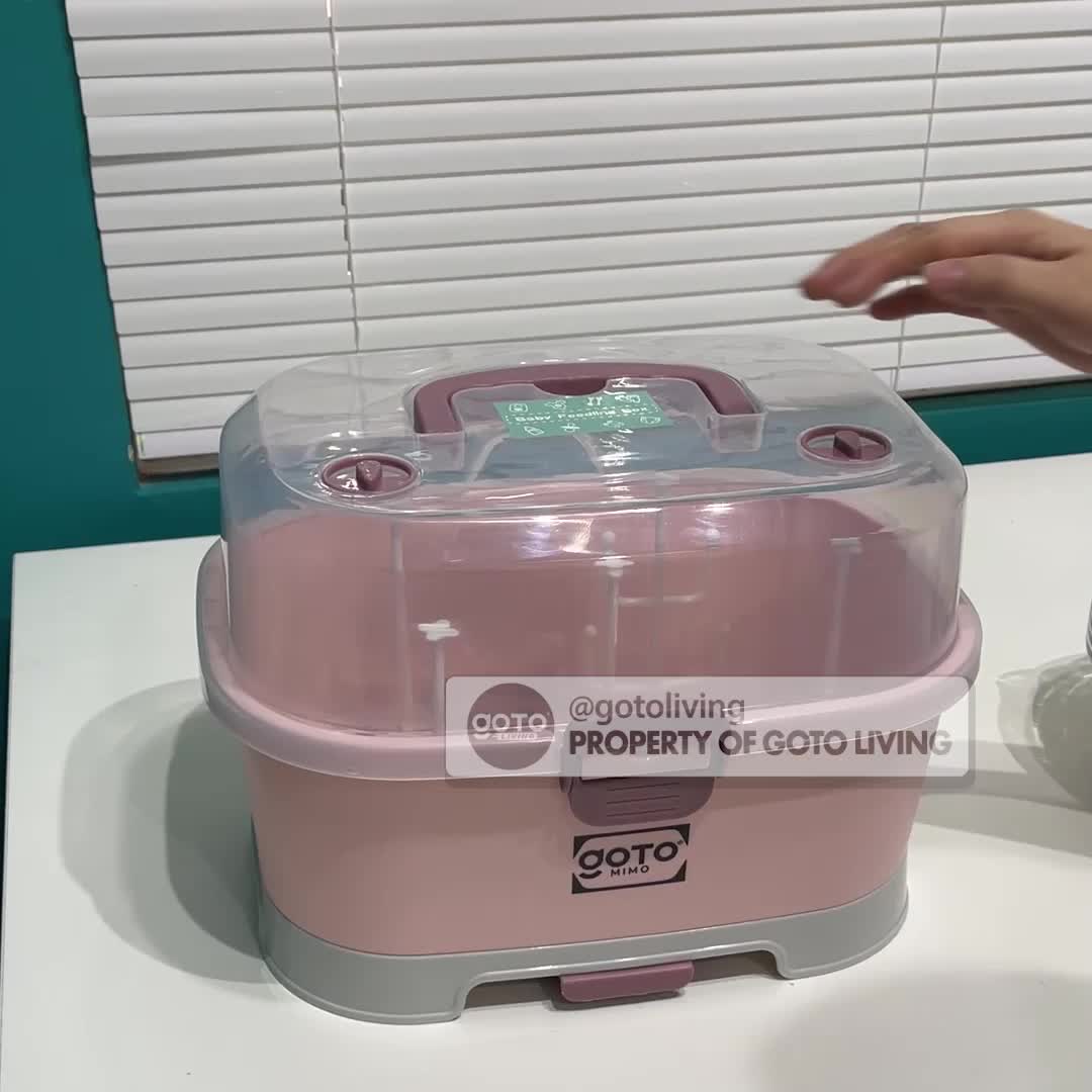 Goto [COD] Mimo Rak Pengering Botol Gelas Bayi Anak Drying Rack Multifungsi
