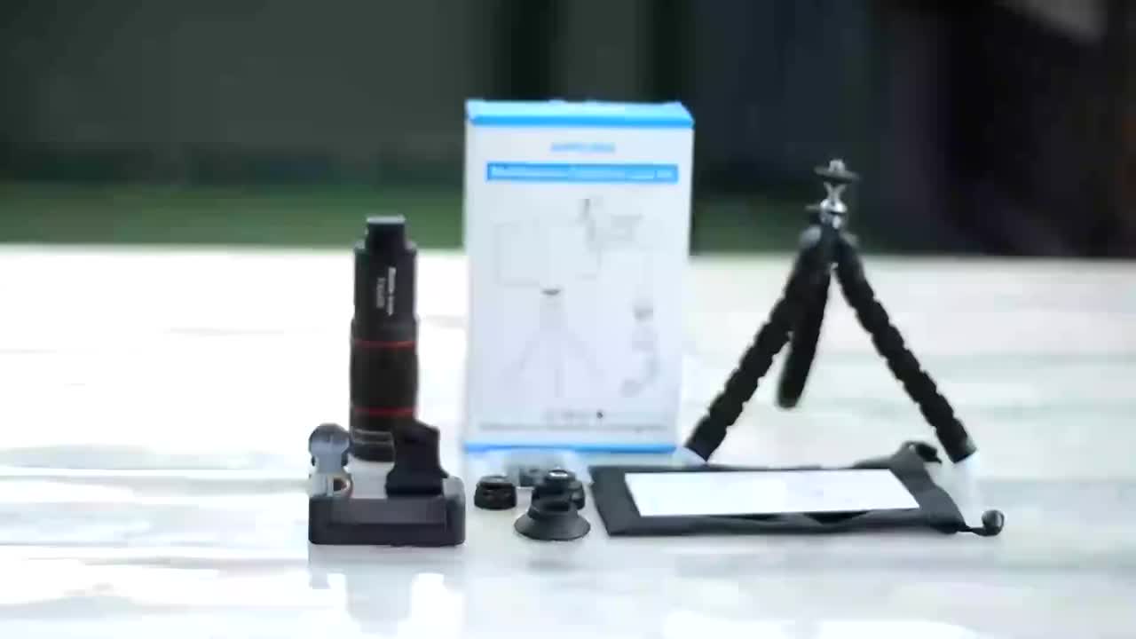 lensa Telephoto apexel 18X25 dengan Tripod lensa apexel 18X Zoom