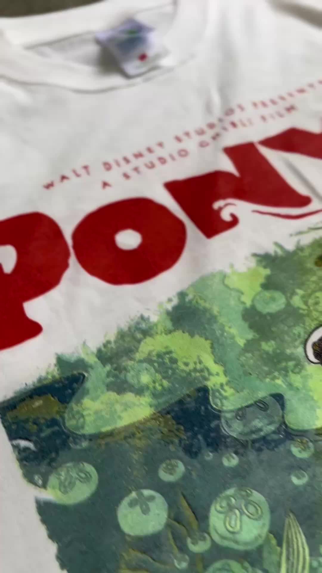Kaos Ponyo #04 Anime T-shirt Studio Ghibli Muvisin