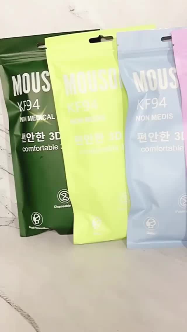 Masker KF94 Mouson 4ply Masker Mouson KF94 Model Pokana Model Sensi
