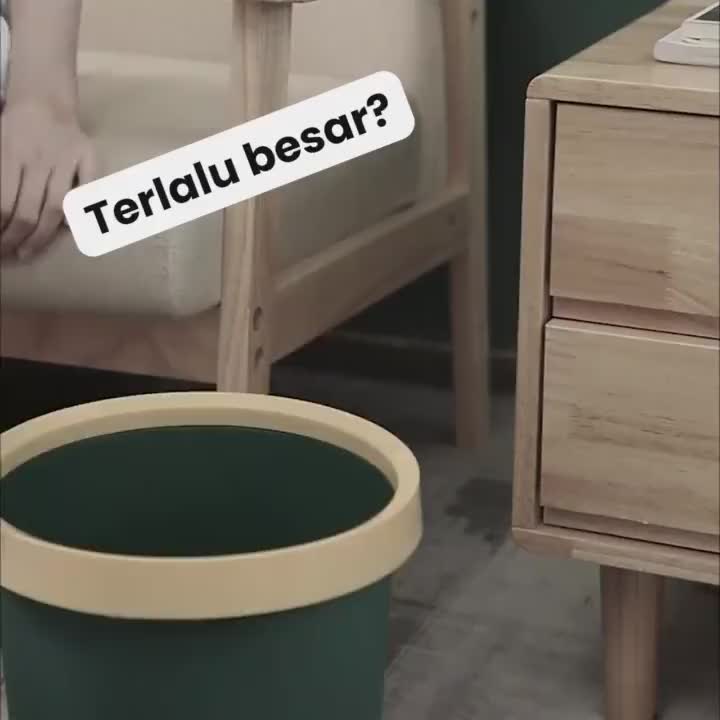 Modern Trash Can with Automatic Lid-Ideal for Living Room, Kitchen, and Bathroom-Waste Storage Bin