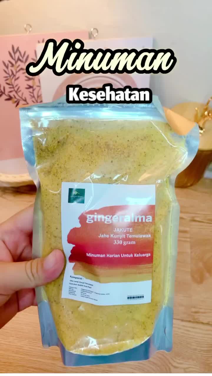Jakute Jahe Kunyit Temulawak Minuman Tradisional Instan 330 Gram
