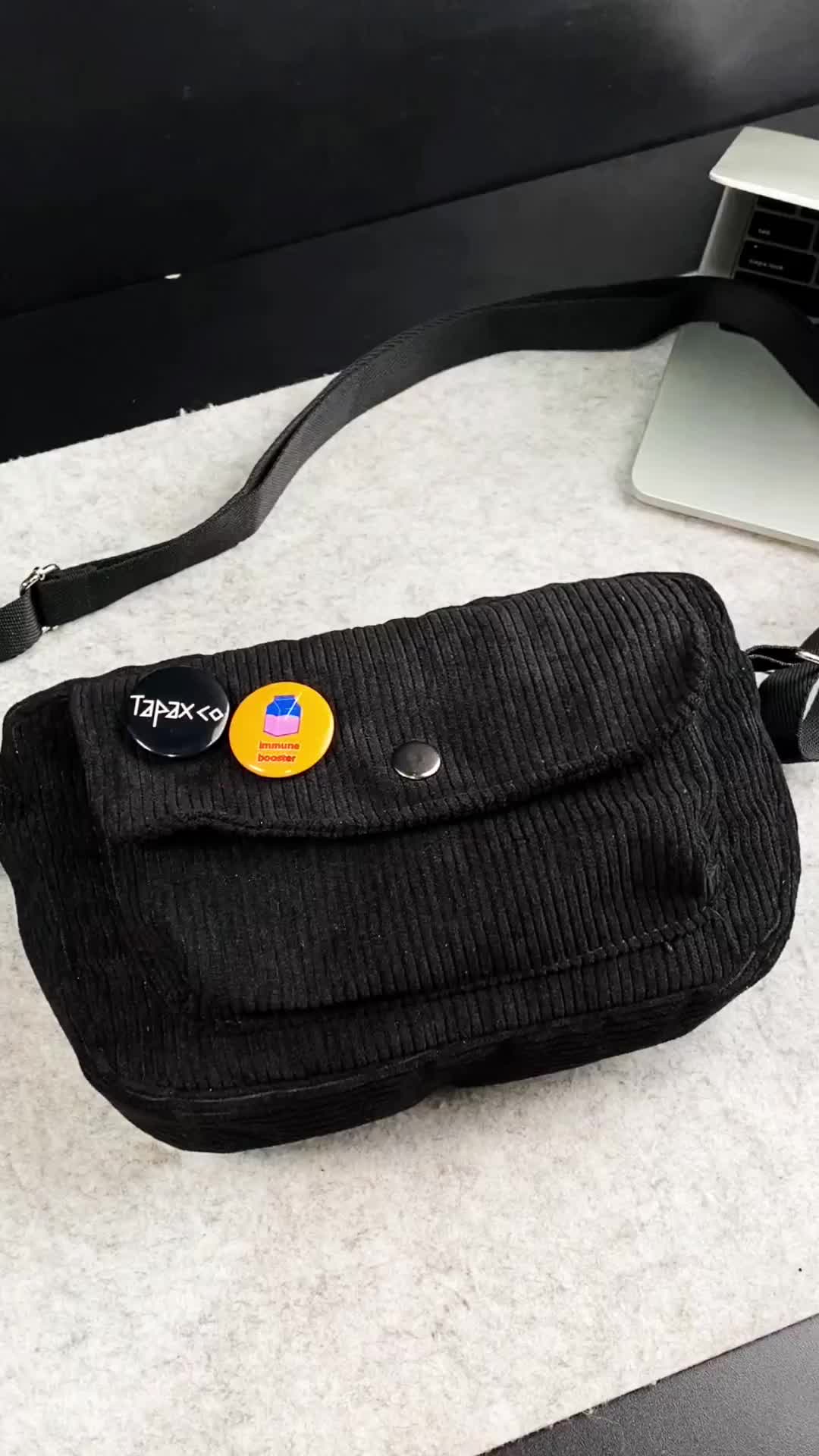 TAPAXCO Tas Selempang Pria Wanita Nova Slingbag Corduroy Casual Local Original
