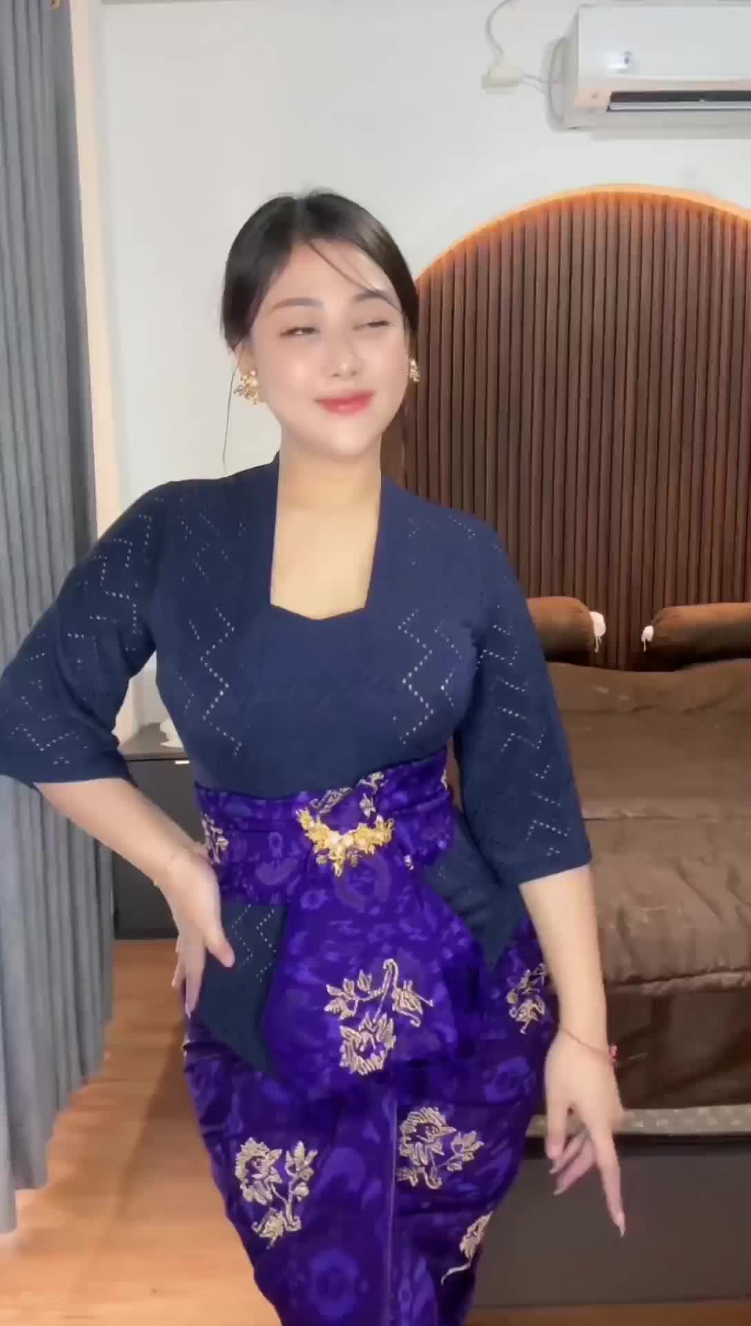 kebaya jadi brokat stretch motif baru lengan lonceng kebaya bali baju bali baju melar