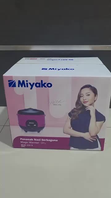 [COD READY] MIYAKO RICE COOKER ANTI LENGKET 3 IN 1 / MAGIC COM MCM606B SBC / MCM 606B SBC / MCM-606 B SBC (0,6 LITER) GARANSI RESMI