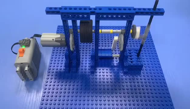 Science and Technology Power Set mekanis ini kompatibel dengan blok penyusun partikel kecil lego9686