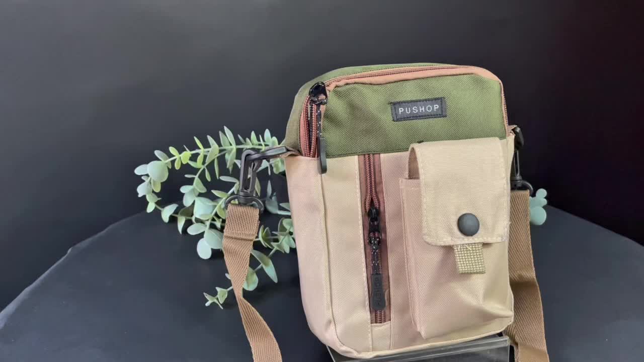 PUSHOP Tas Selempang Pria Wanita MOTTA - Mini Slingbag Pria Wanita Casual Mini Sling bag Polos Unisex Casual