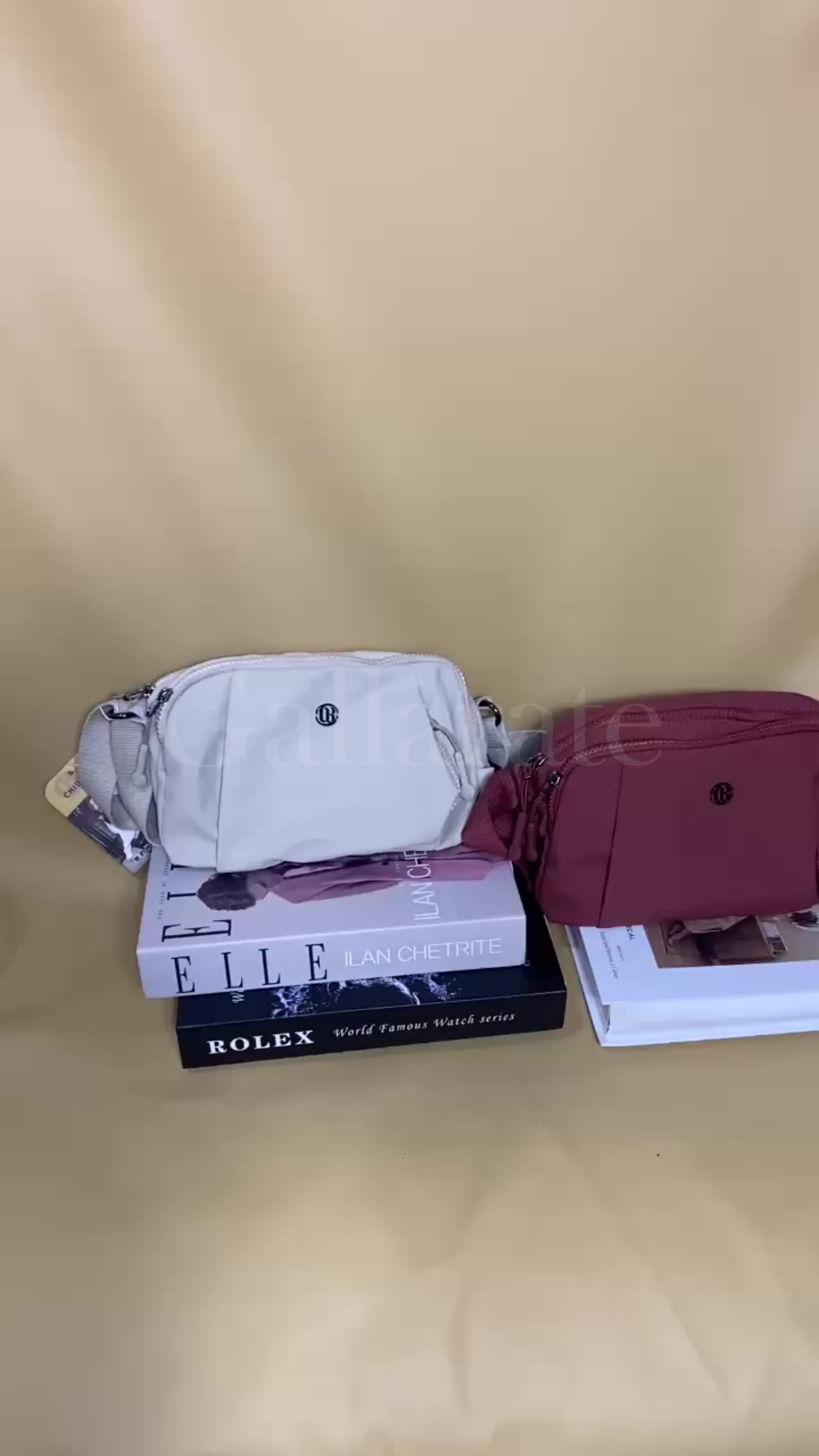 Tas Selempang Wanita 8235-SF Kanvas Sling Bag Spesial Ramadhan Hitam