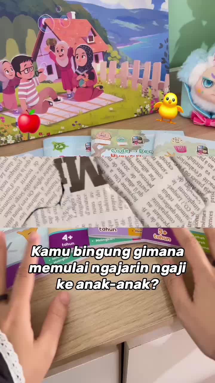 [Paket 4 Pcs] Activity Pack Ngaji Coding for Kids - Buku Belajar Ngaji Anak - Buku Aktivitas Anak