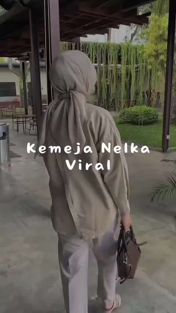 Kemeja Wanita Oversize Nelka Linen Shirt Polos Atasan Wanita Lengan Panjang viral blouse korean style Katun