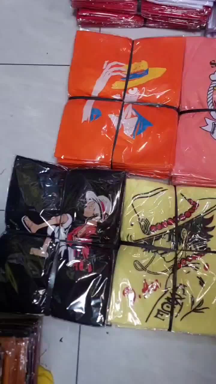 Paket 7 kaos one piece murah  meriah bahan Polyester pe24s tipis bukan katun  Keren Nyaman Unisex