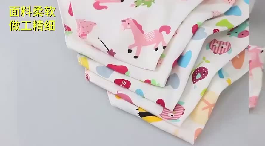 Celemek Bayi Slaber Segitiga untuk Celemek Bayi dari Bahan Katun