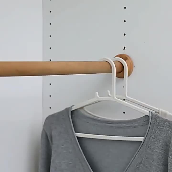 Gantungan Tiang Lemari Hook Hanger S 4 Kait 360 Putar Baju Sepatu Tas